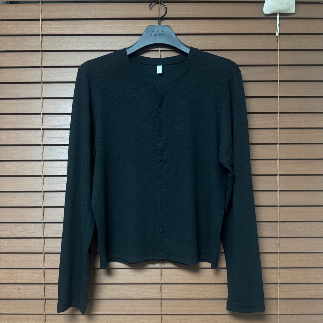 Les Henn 가디건 블랙 1사이즈 상품이미지2