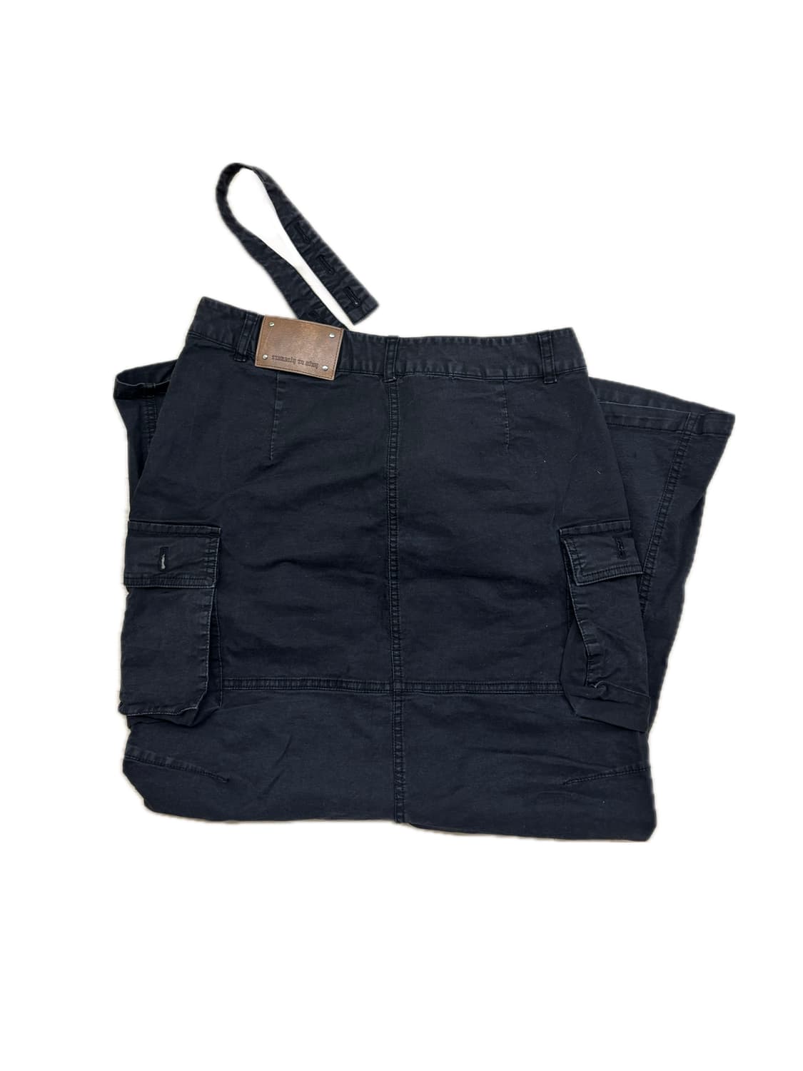 페인오어플레져 닉스 롱 카고스커트 블랙 M 판매 상품이미지3