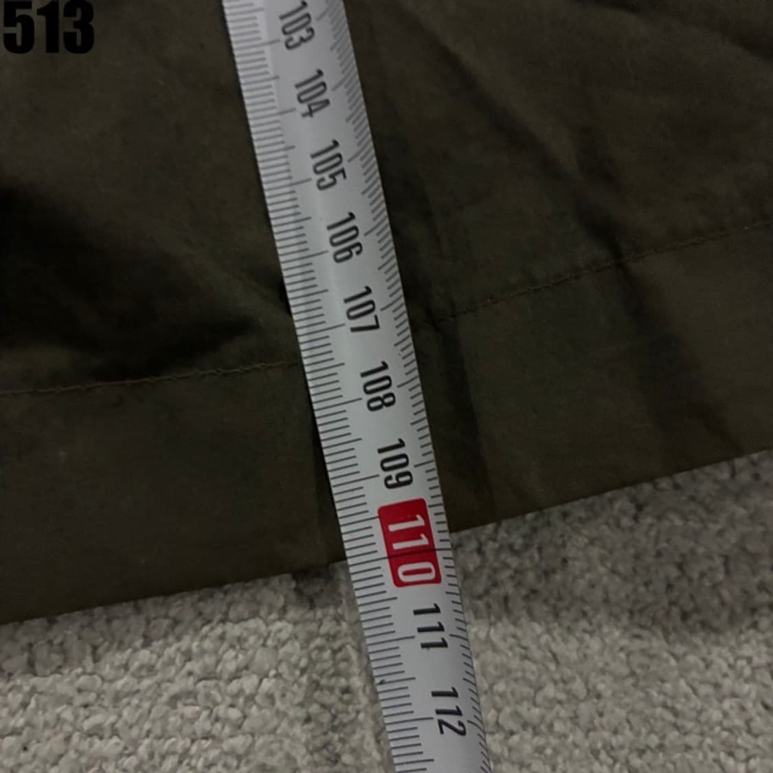 생로랑 카키 코트 상품이미지7