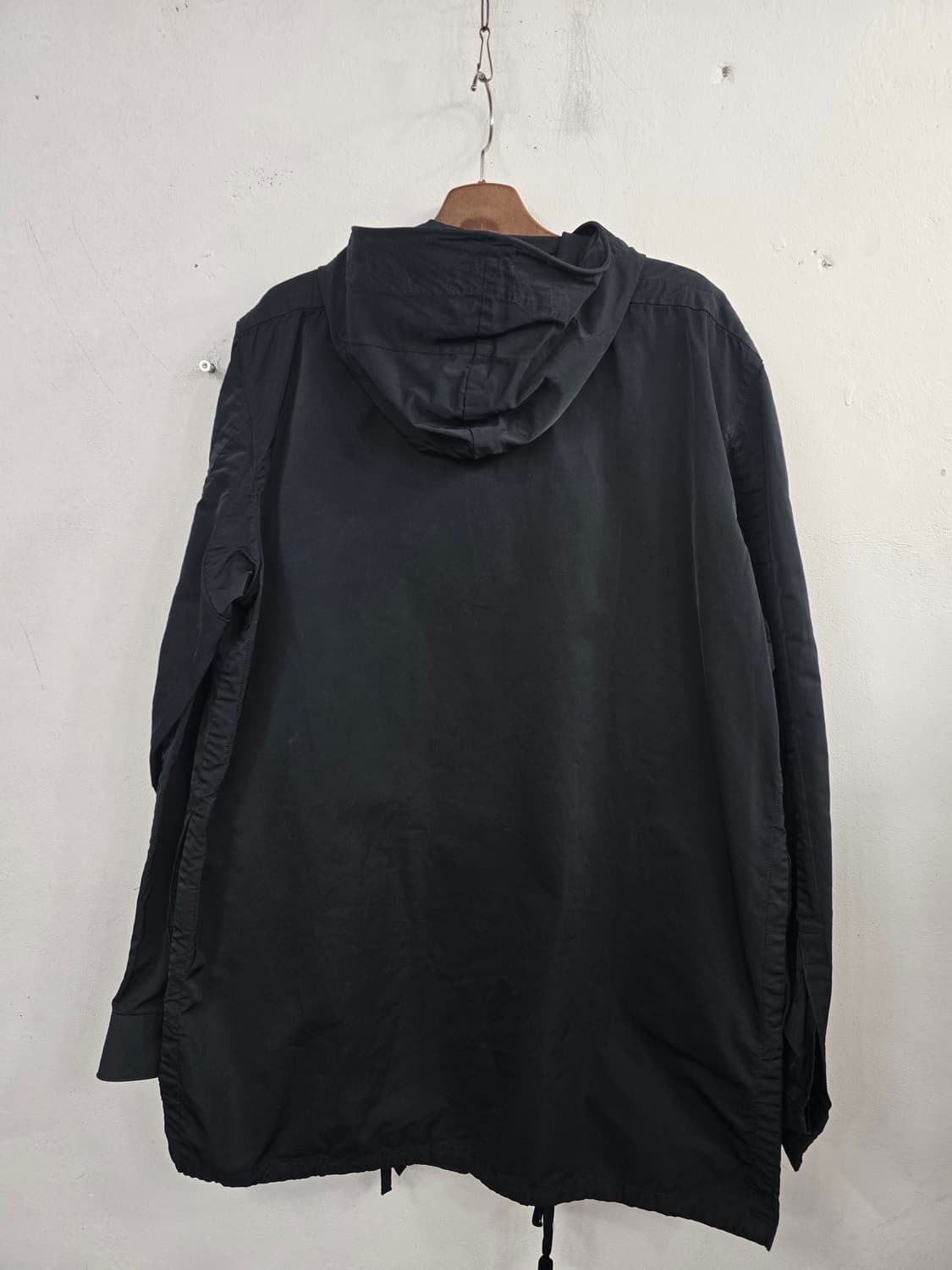 우영미 블랙 후드 야상 여성 사파리 상품이미지2