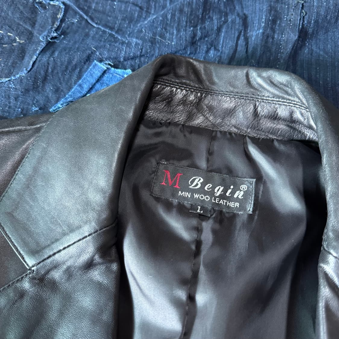 M Begin 양가죽 테일러드 자켓 L 상품이미지4