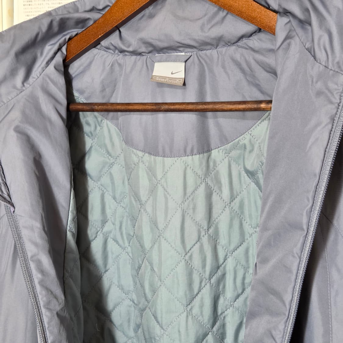 나이키 블루 그레이 누빔 바람막이 자켓  상품이미지9