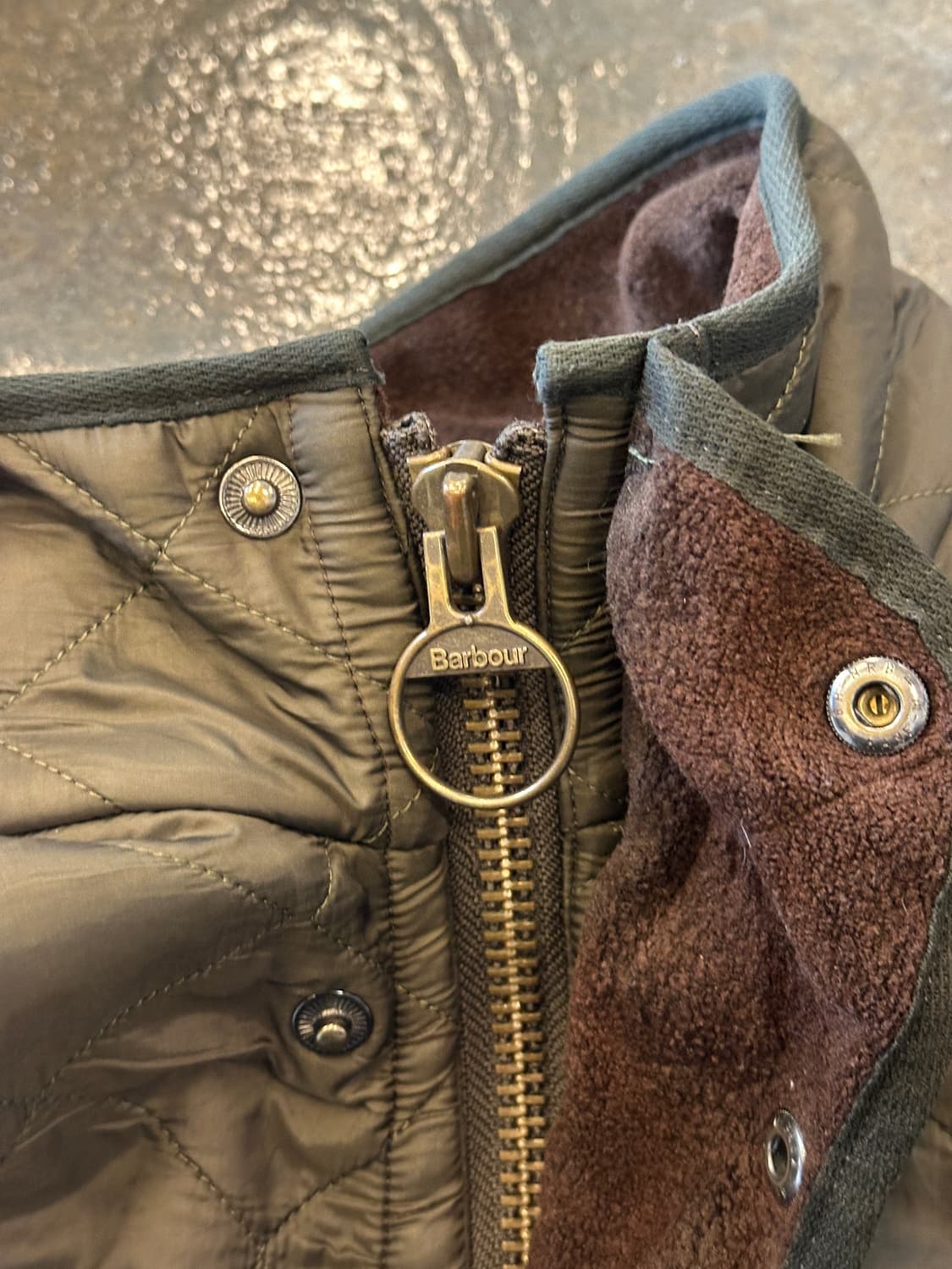 90s 바버 퀼팅 조끼 베스트 XL 상품이미지6