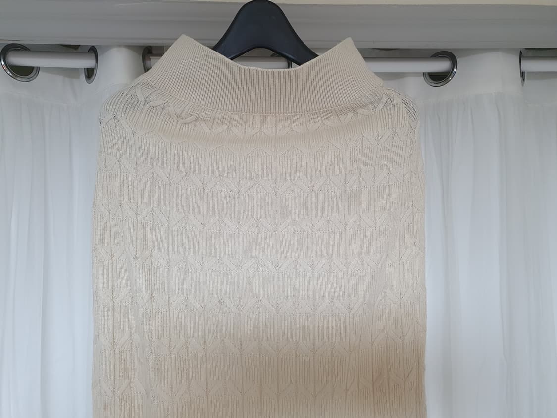 아이보리 니트 롱 스커트)44 상품이미지2