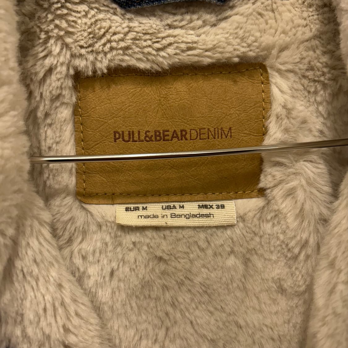 풀 앤 베어 밍크헤어 카라 데님 트러커자켓 상품이미지4