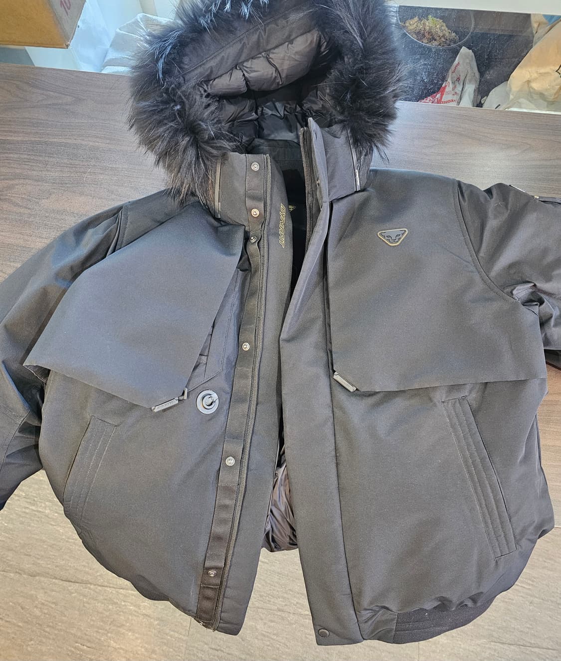 다이나핏 구스다운 패딩 115 사이즈 블랙 상품이미지1