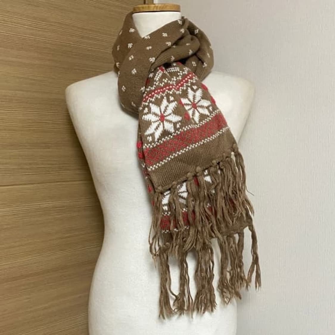 노르딕 머플러 일본 빈티지 모리걸 상품이미지1