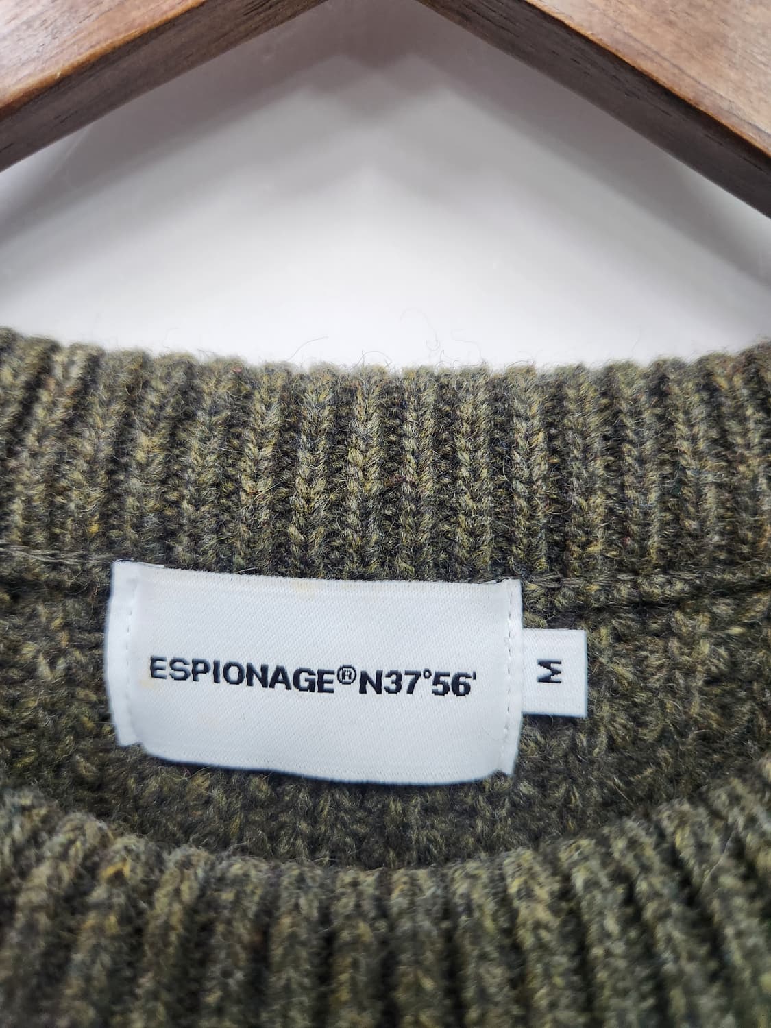 Espionage 카키 니트 상품이미지6