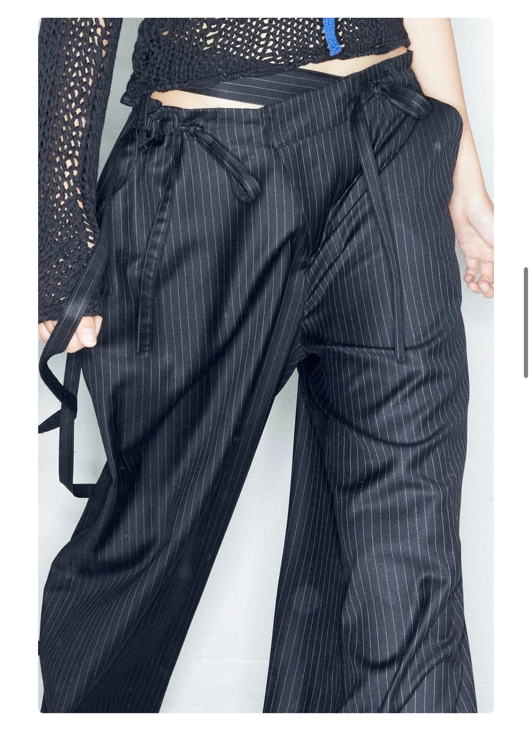 ADSB X OTTOLINGER STRIPE WOOL PANTS 상품이미지1