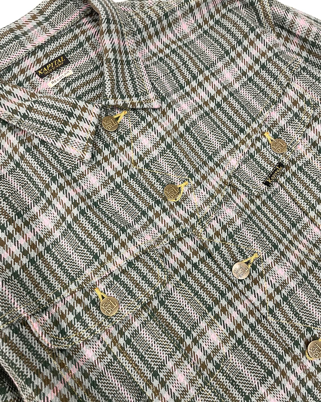 20SS KAPITAL PLAID CHECK TRUCKER / 44 상품이미지4