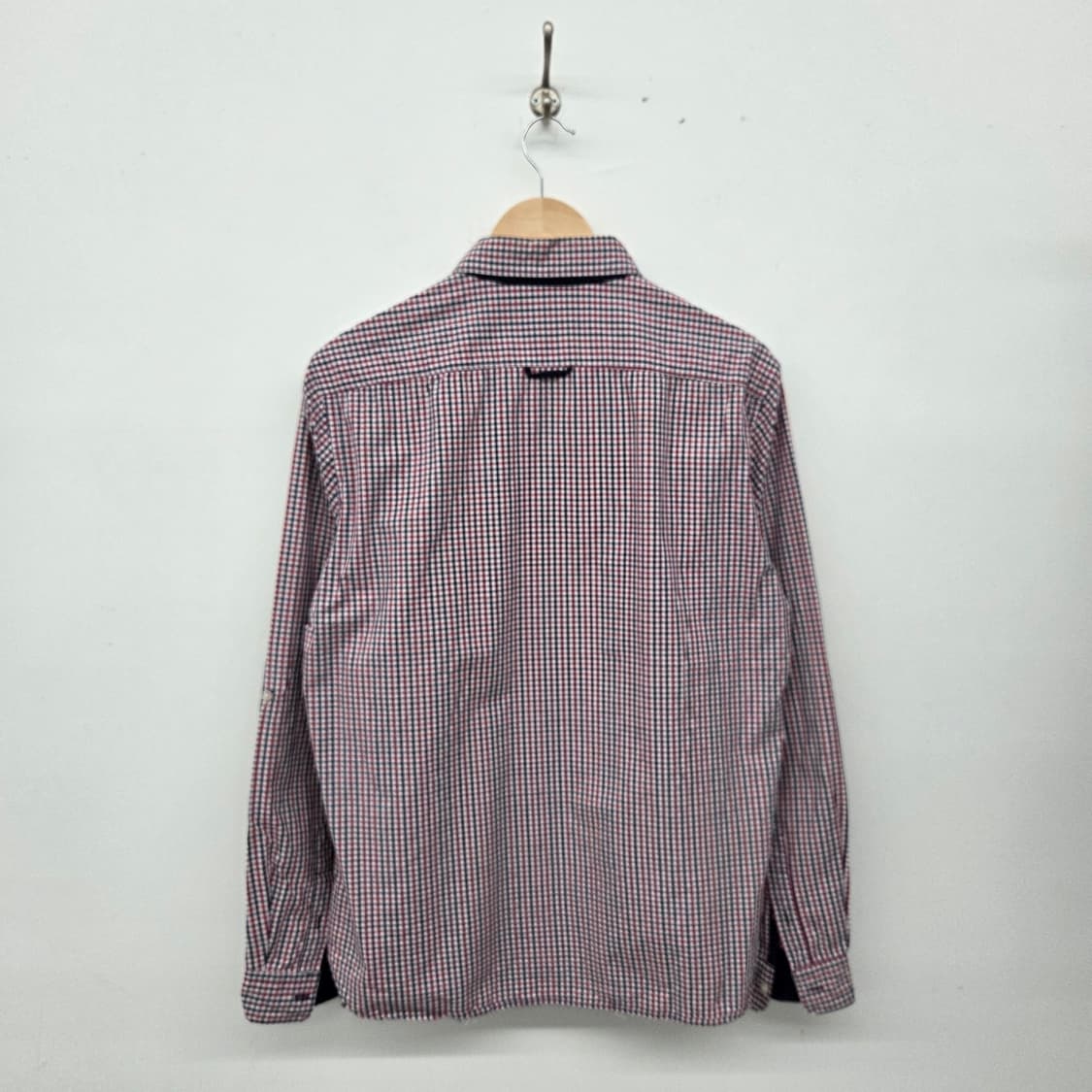 빔즈 체크 긴팔 셔츠 남방 여L 상품이미지5