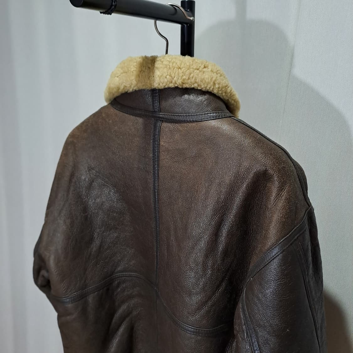 (택포) TAPE-3 빈티지 양가죽 양털 무스탕 XL B427 상품이미지6