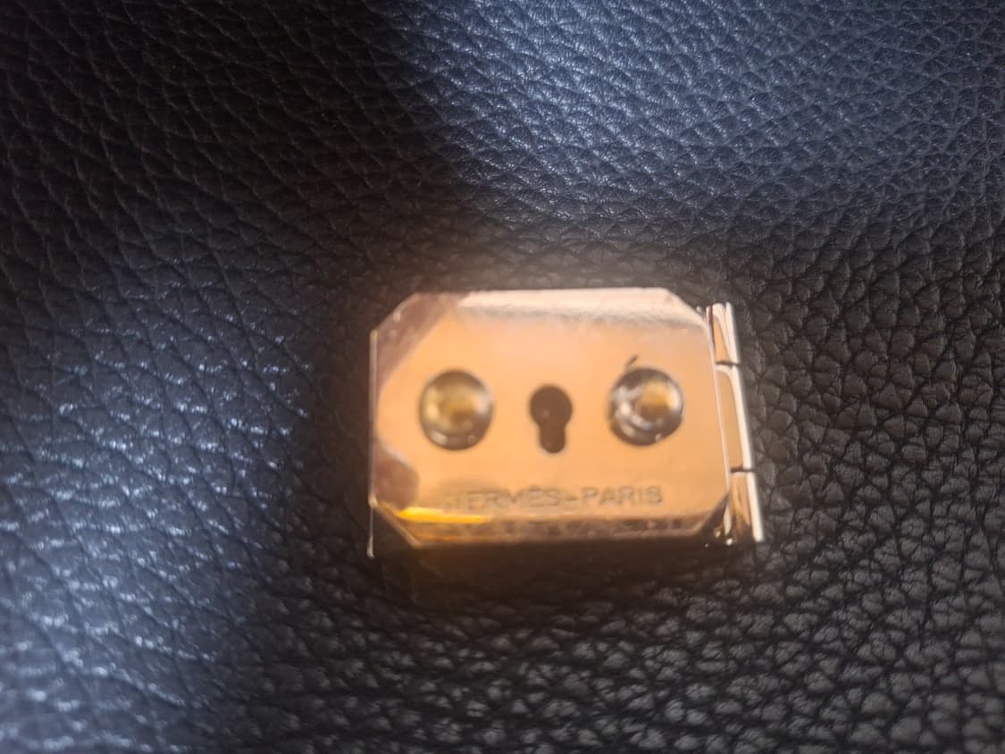 에르메스 삭아데페슈 남성 서류가방 블랙 | 정품 | 상태좋음 상품이미지4