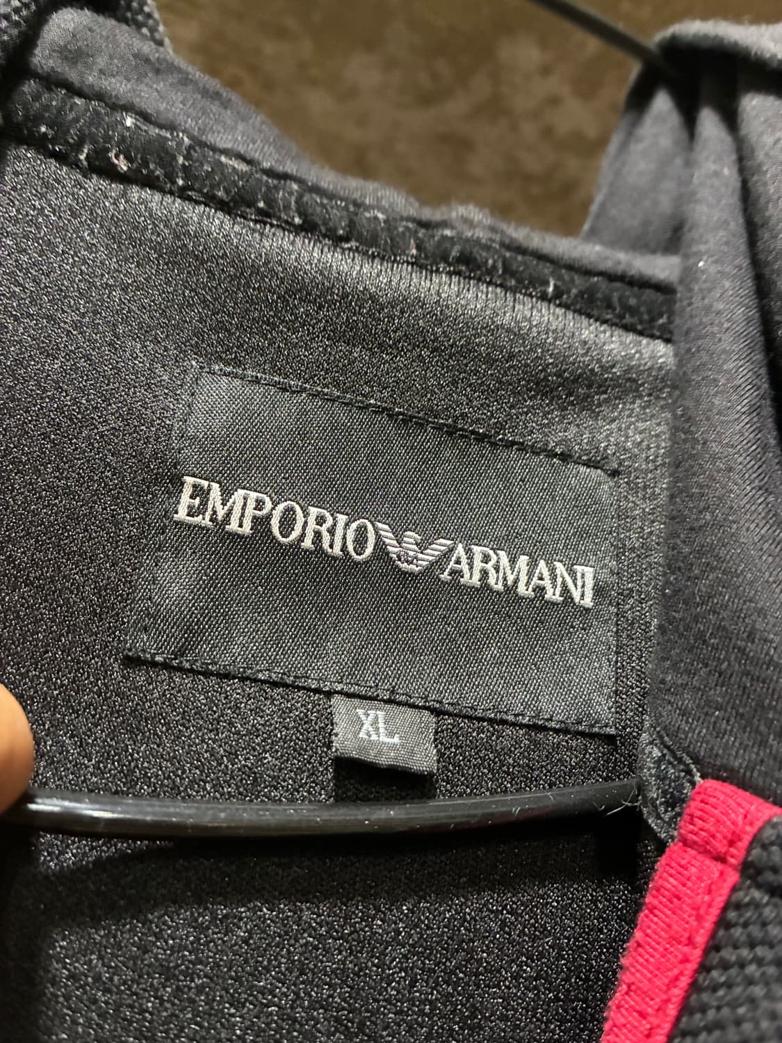Emporio Armani  엠포리오 아르마니 비대칭 랩 지퍼 후드집업 상품이미지5