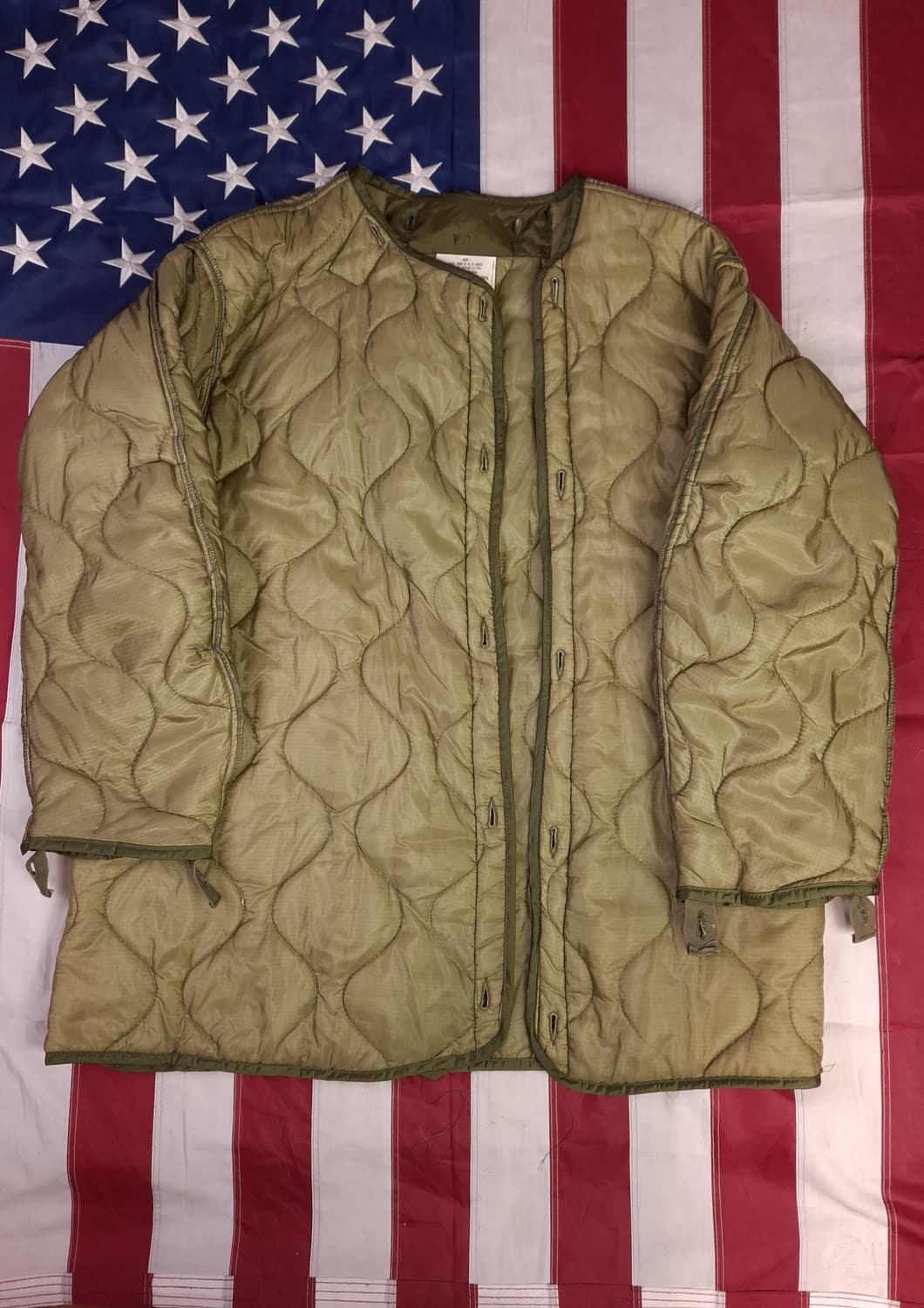 새제품 오리지날 미군 M-65피쉬테일 개파카 스몰 풀셋트 상품이미지3