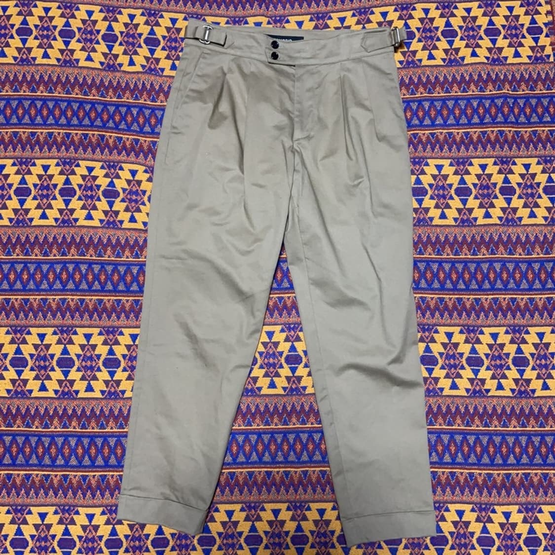 [30인치] 송지오옴므 투턱 구르카 치노팬츠 상품이미지1