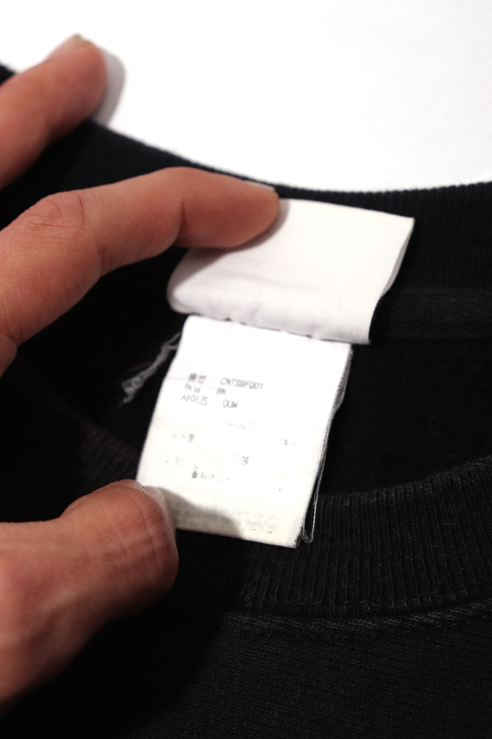 CHAMPION 리버스위브 블랙 스웻셔츠 size M 상품이미지5