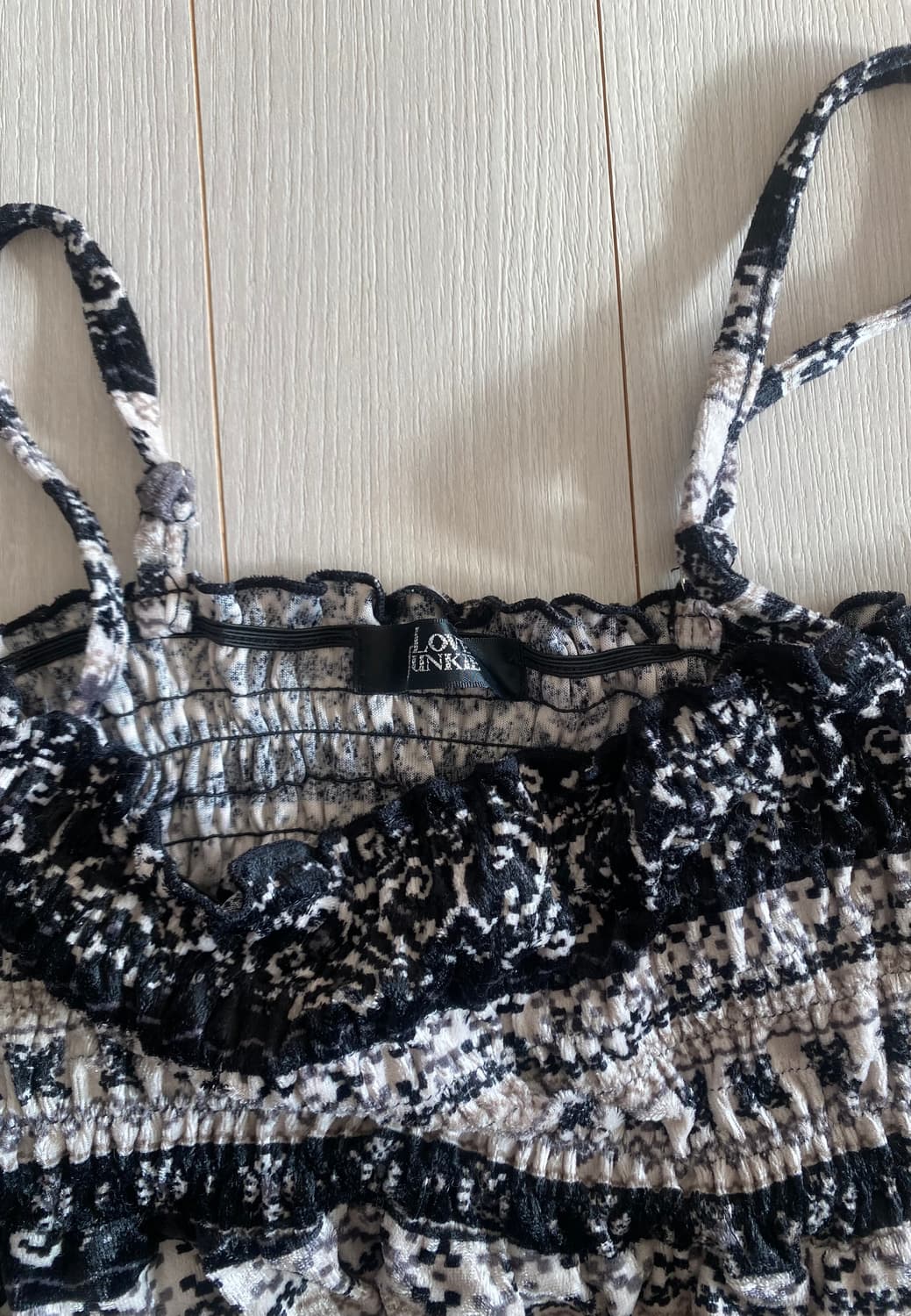 오리엔탈 벨벳 원피스 상품이미지4