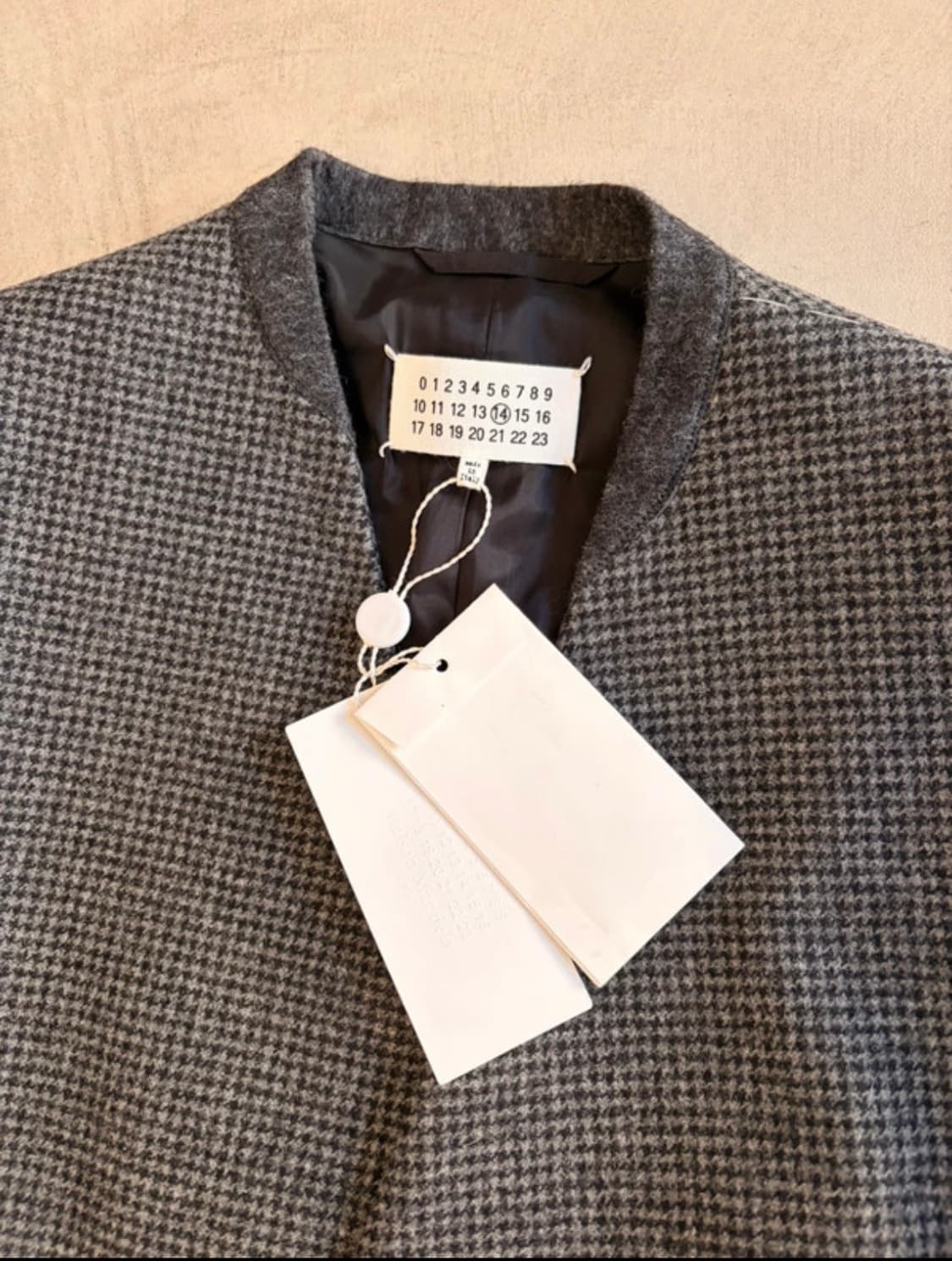 48사이즈 마르지엘라 카라리스 코트 그레이하운드 상품이미지5