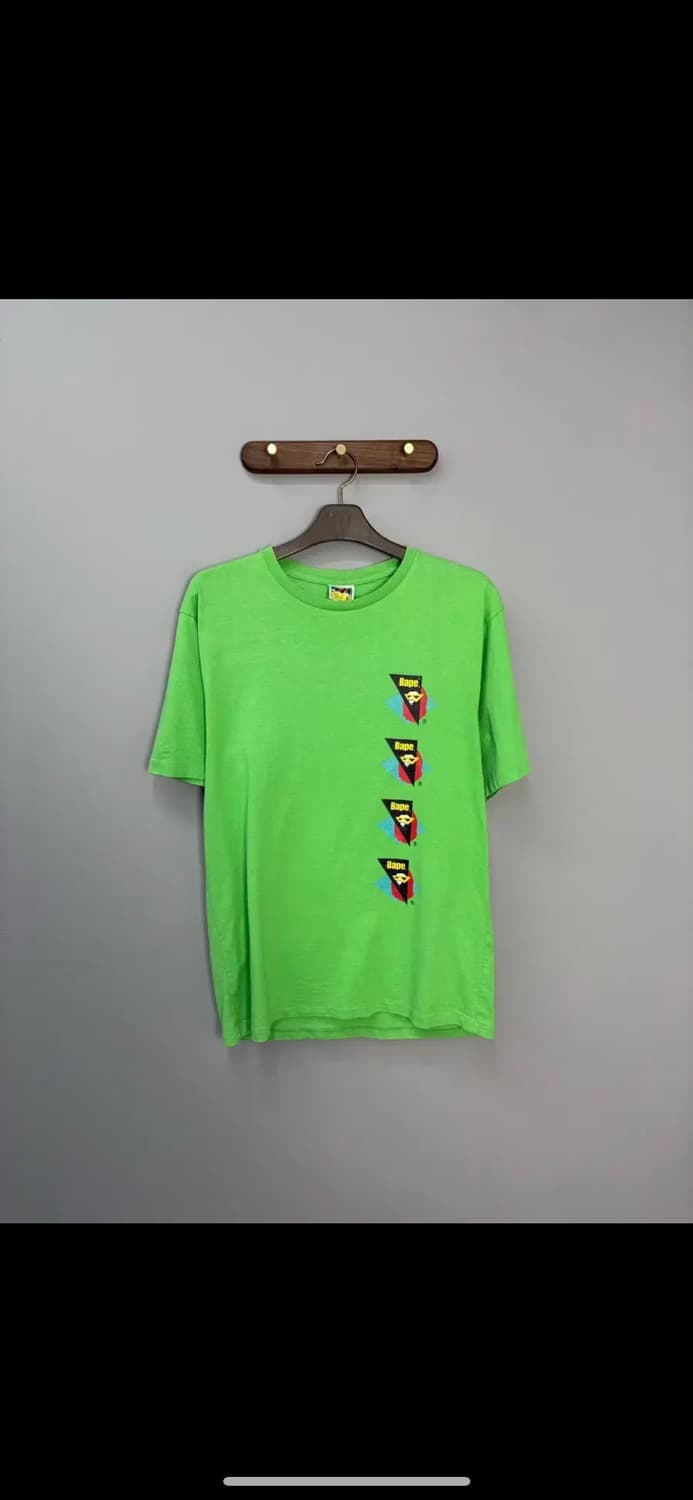 베이프 올드스쿨 그린 반팔 H1458 상품이미지2