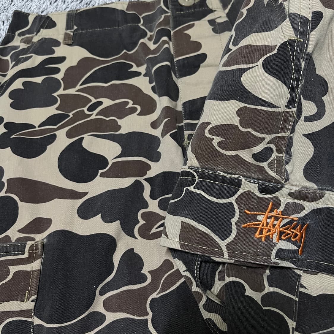 스투시 90s 카모 하프팬츠 상품이미지2