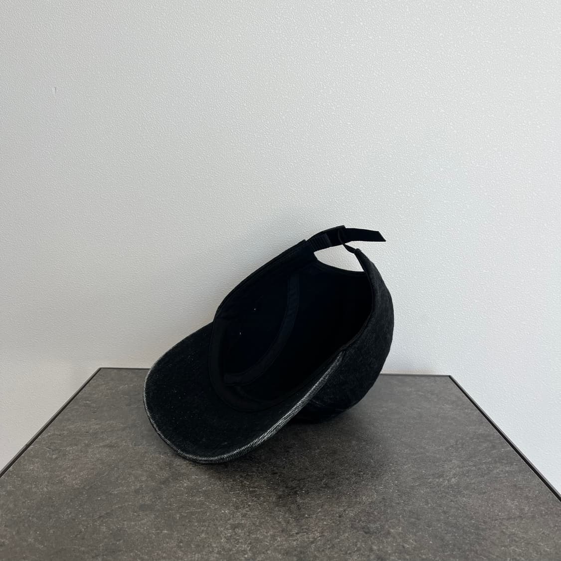 (OS) 슈프림 박스로고 캠프캡 모자 데님 블랙 상품이미지6