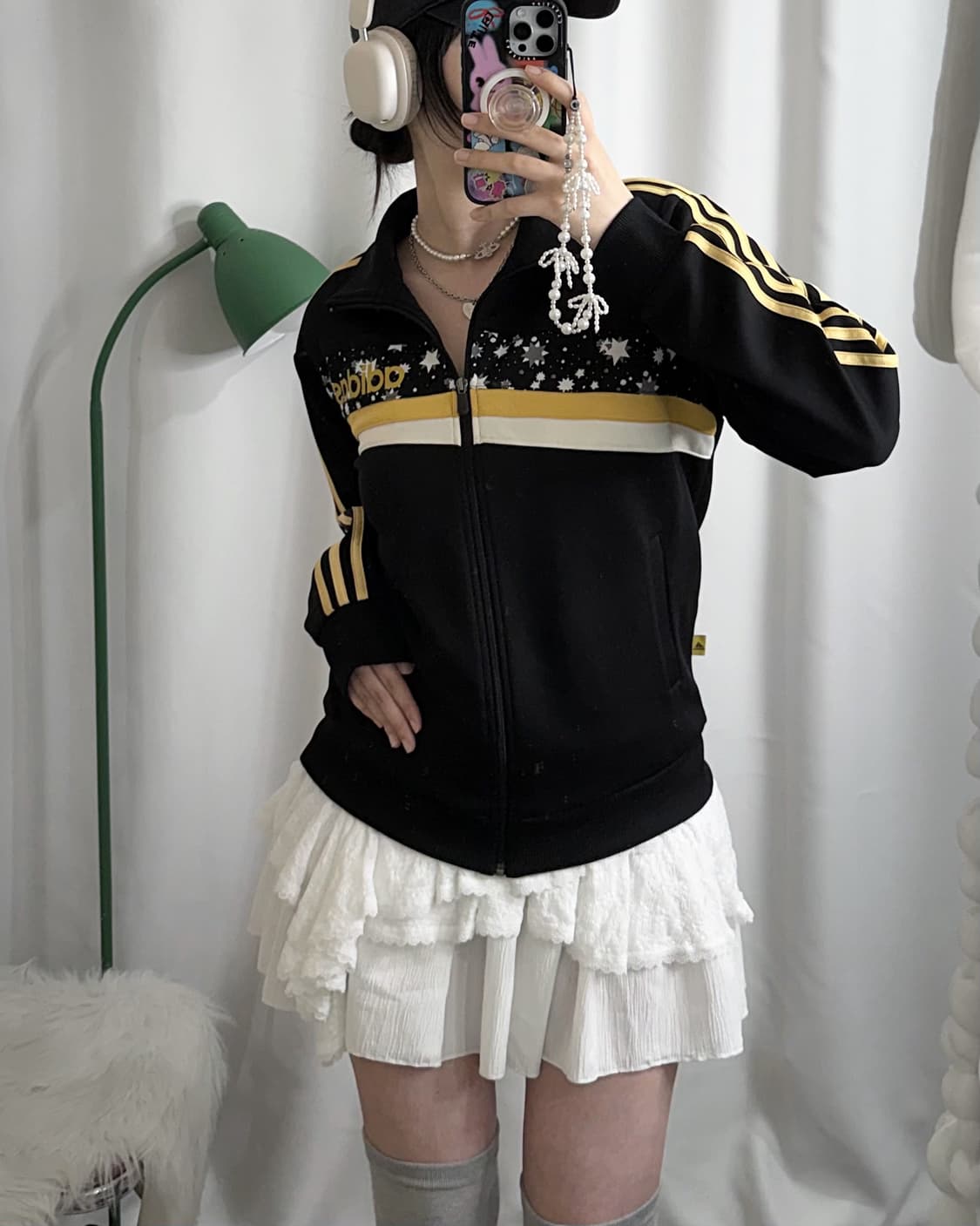 아디다스 블랙 & 옐로우 스타 져지 상품이미지3