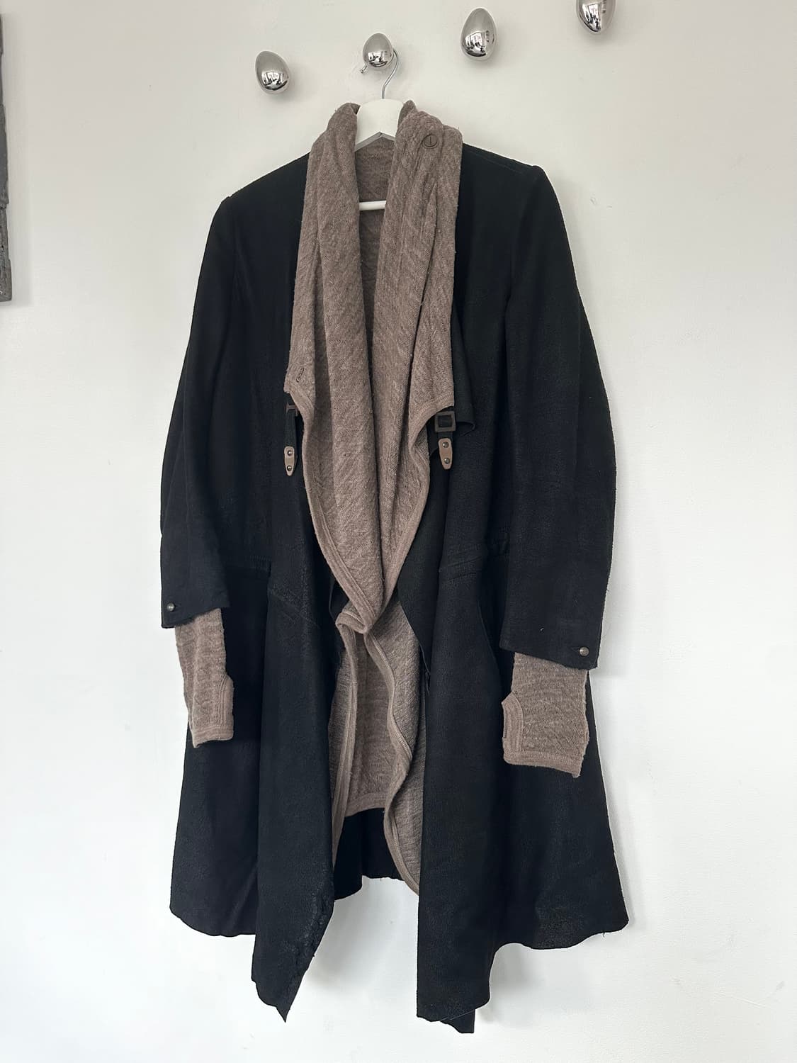 아이작 세럼 디어스킨 드레이프 레더 자켓 상품이미지6