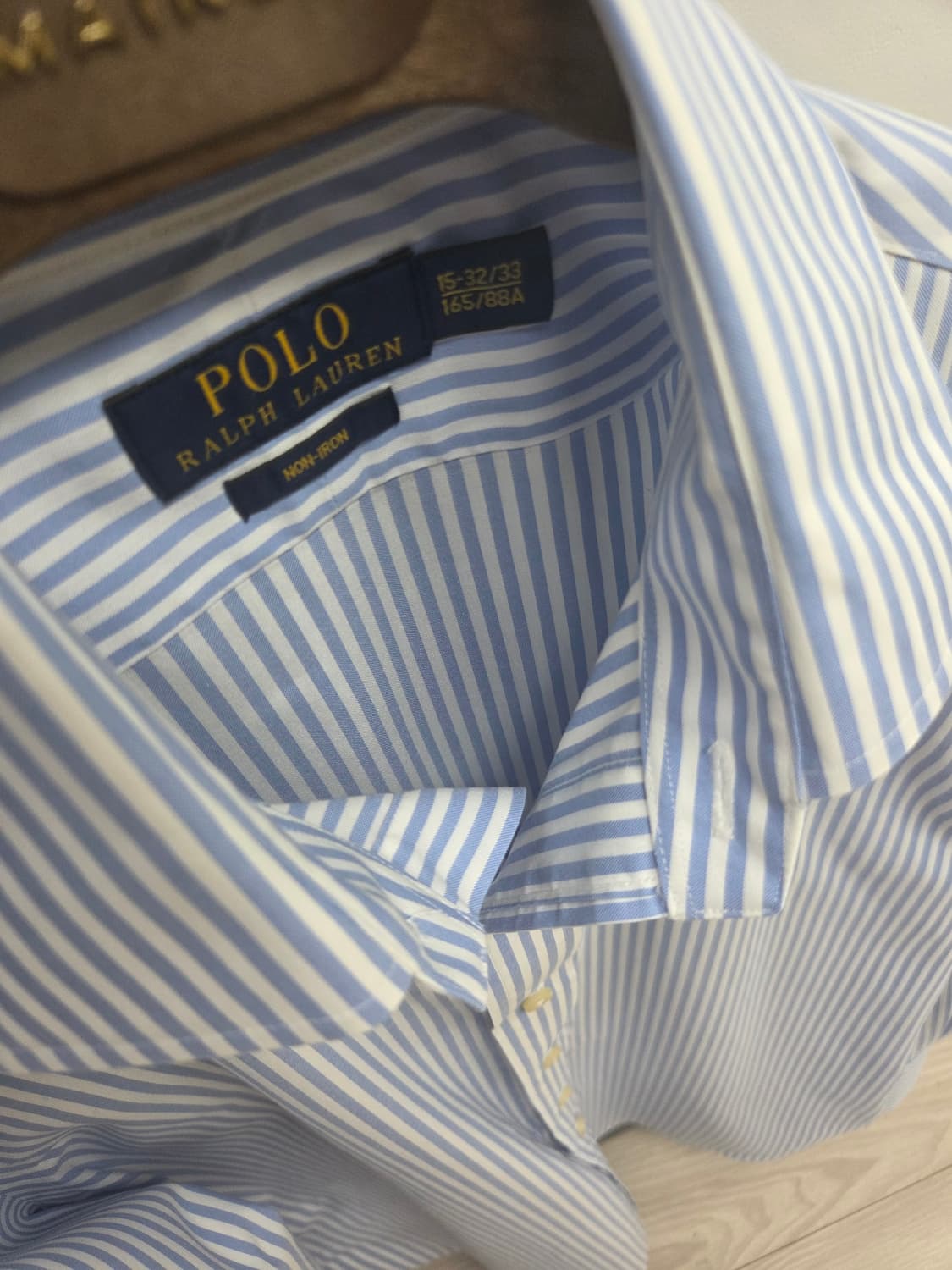 폴로 논아이론 드레스 셔츠 스카이 블루(15-32/33) 상품이미지2