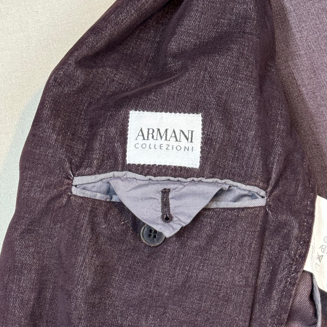 M) 아르마니 꼴레지오니 다크 퍼플 블레이저 자켓 상품이미지6