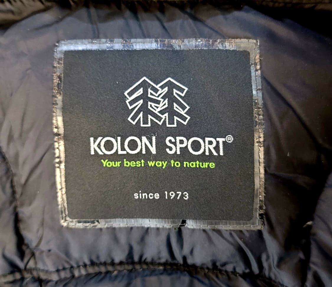 코오롱스포츠(여성용) 구스다운(거위털) 경량 숏패딩 판매 상품이미지8