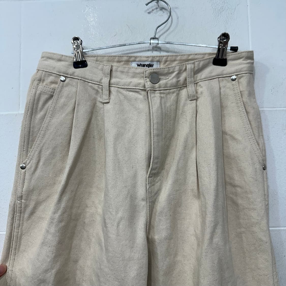 랭글러 코튼 와이드 팬츠 상품이미지5