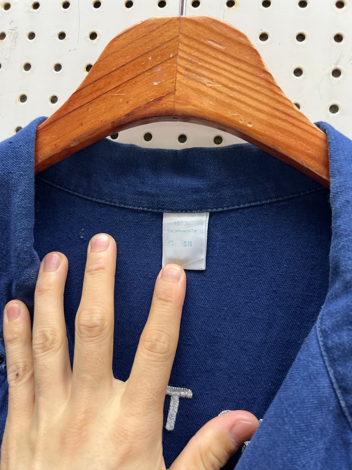 OLD VINTAGE HAND EMBROIDERED 자수프렌치워크샵코트 상품이미지4