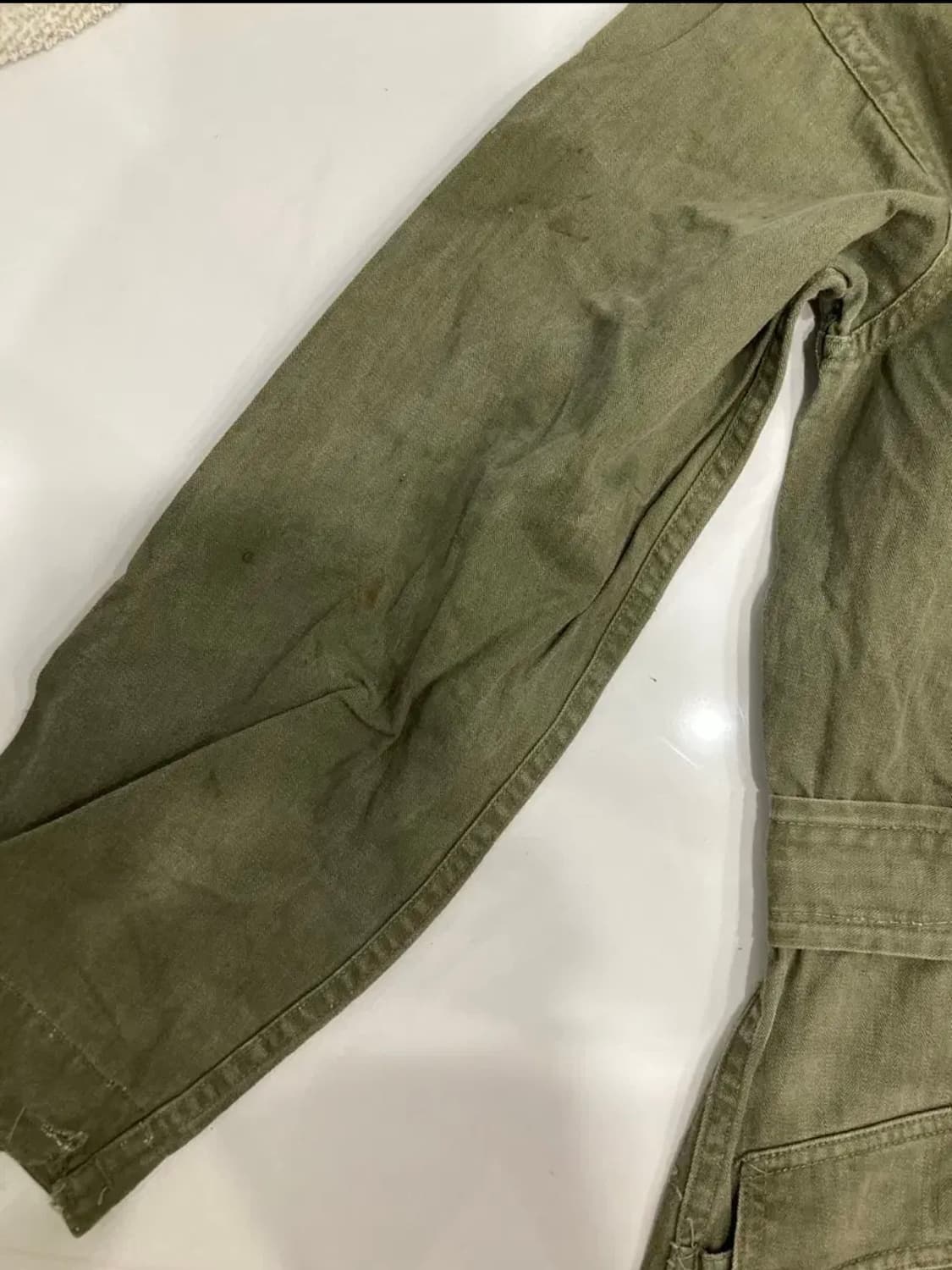 오리지널 WW2 US Army 13star hbt커버올 상품이미지6