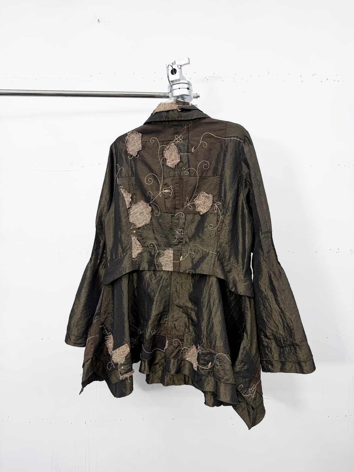 E-Clat Muted Botanical Patchwork Jacket 상품이미지6