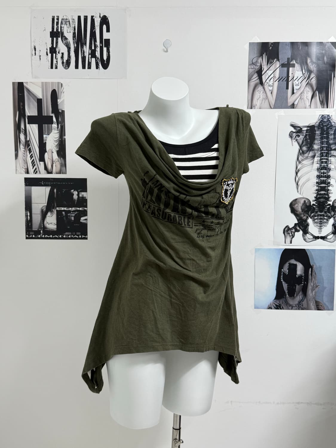 00s drapery layered wings halfsleeve 상품이미지1