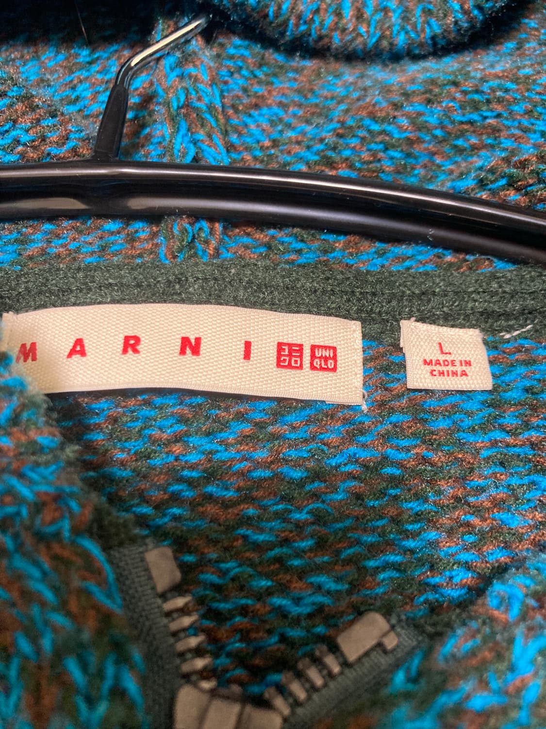 유니클로X마르니 니트 후드집업 상품이미지3