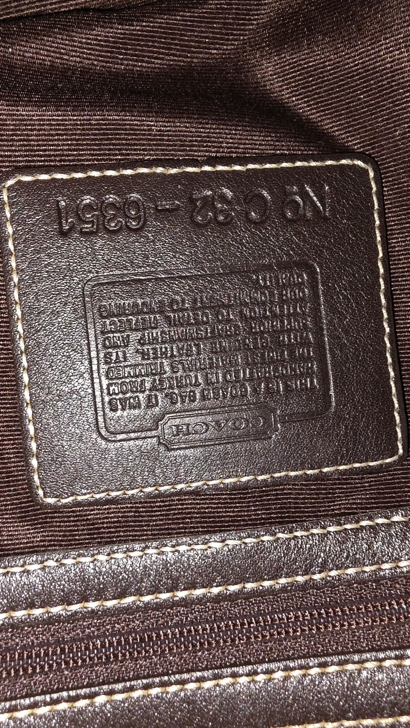 00s coach 6351 시그니처 레드 소호백 y2k 상품이미지6