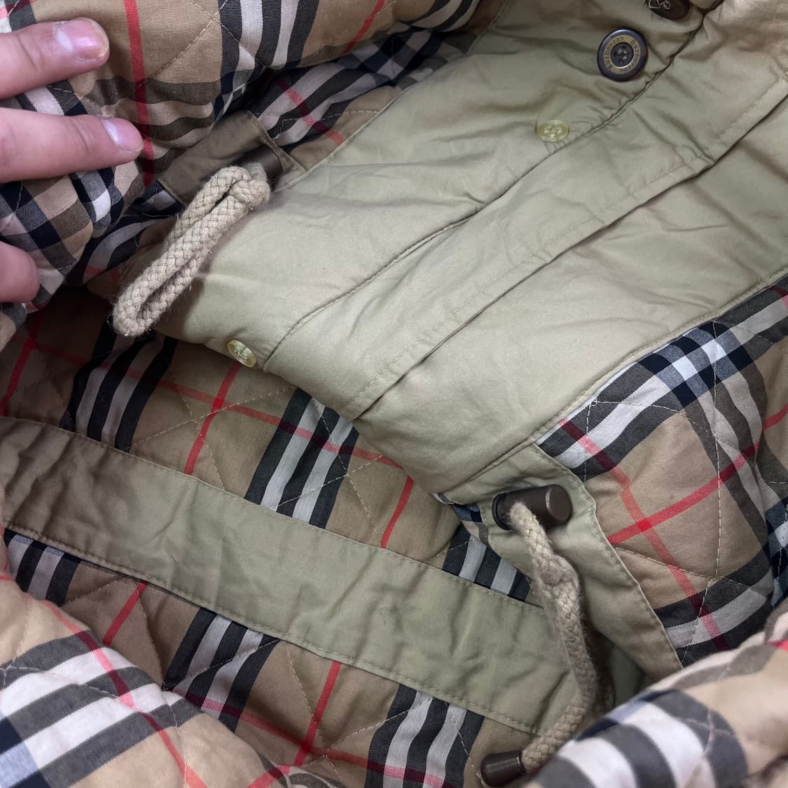 100 버버리 사파리 누빔 코트 자켓 상품이미지5