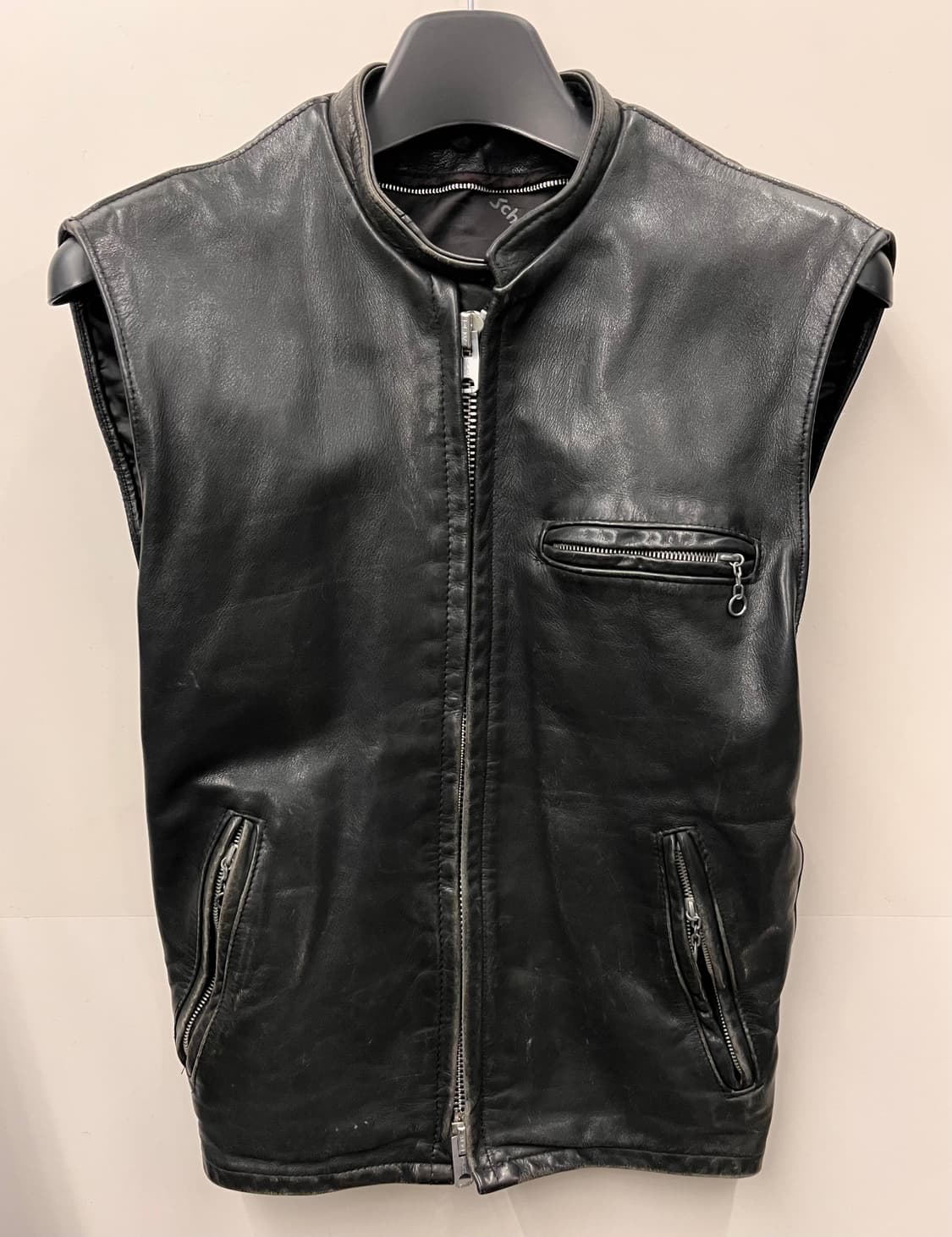 쇼트 Schott 가죽 베스트 36 상품이미지1