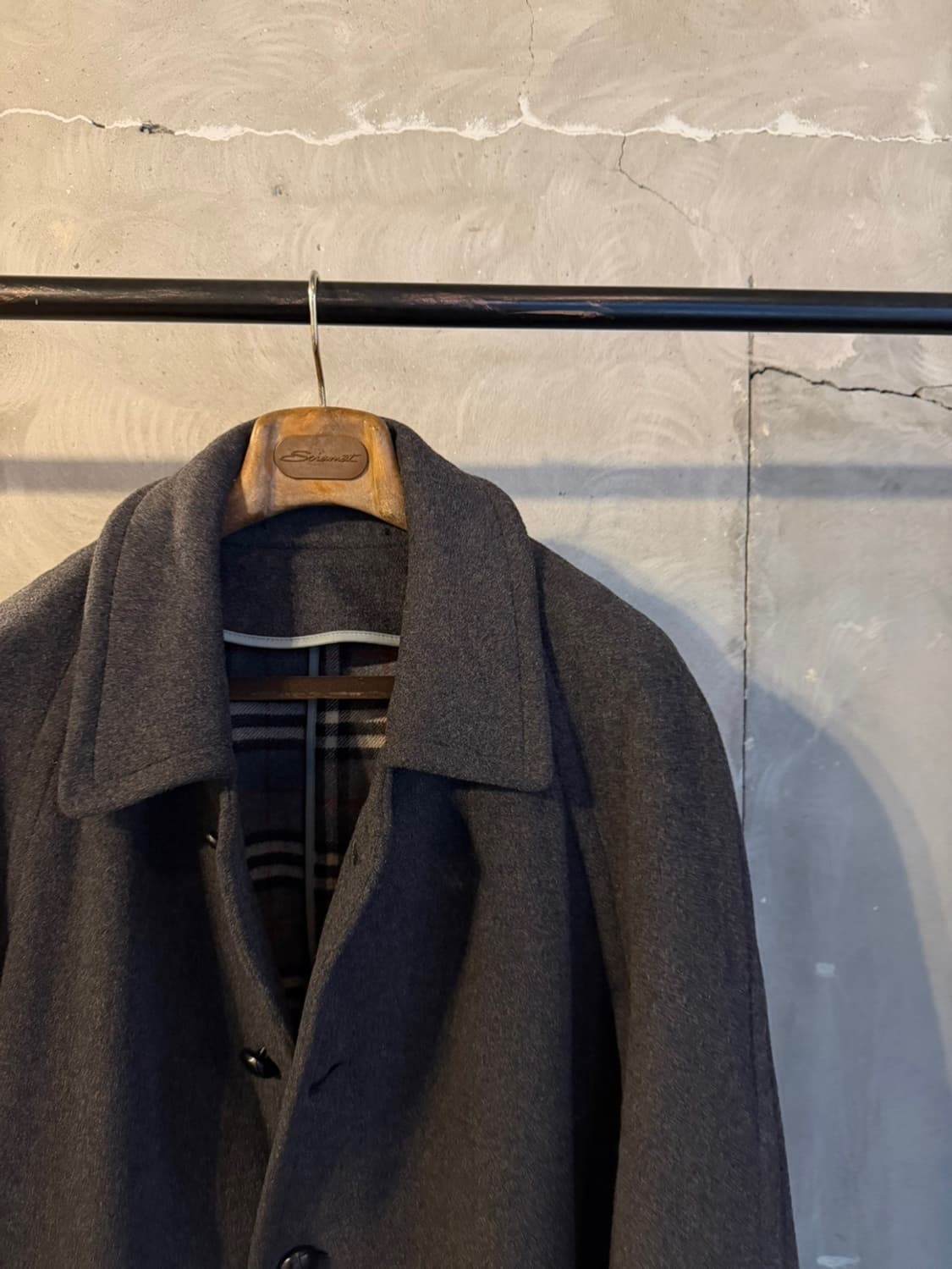 버버리 헤비멜톤울코트 남성100 상품이미지7