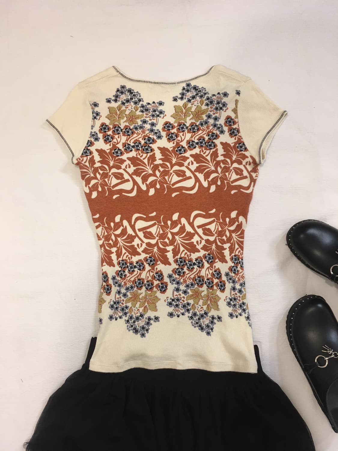 jpn vintage oriental pattern t shirt 상품이미지6