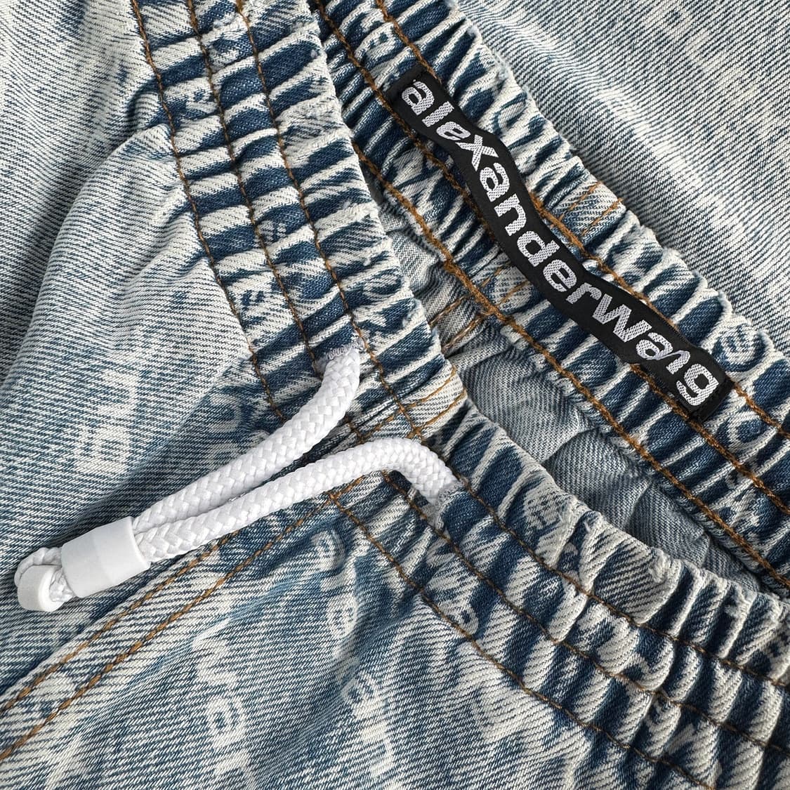 알렉산더왕 로고 패턴 데님 조거 팬츠 상품이미지3