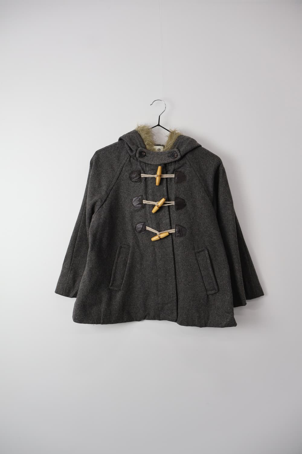 Earth Music Wool Blend Duffle Coat 상품이미지4