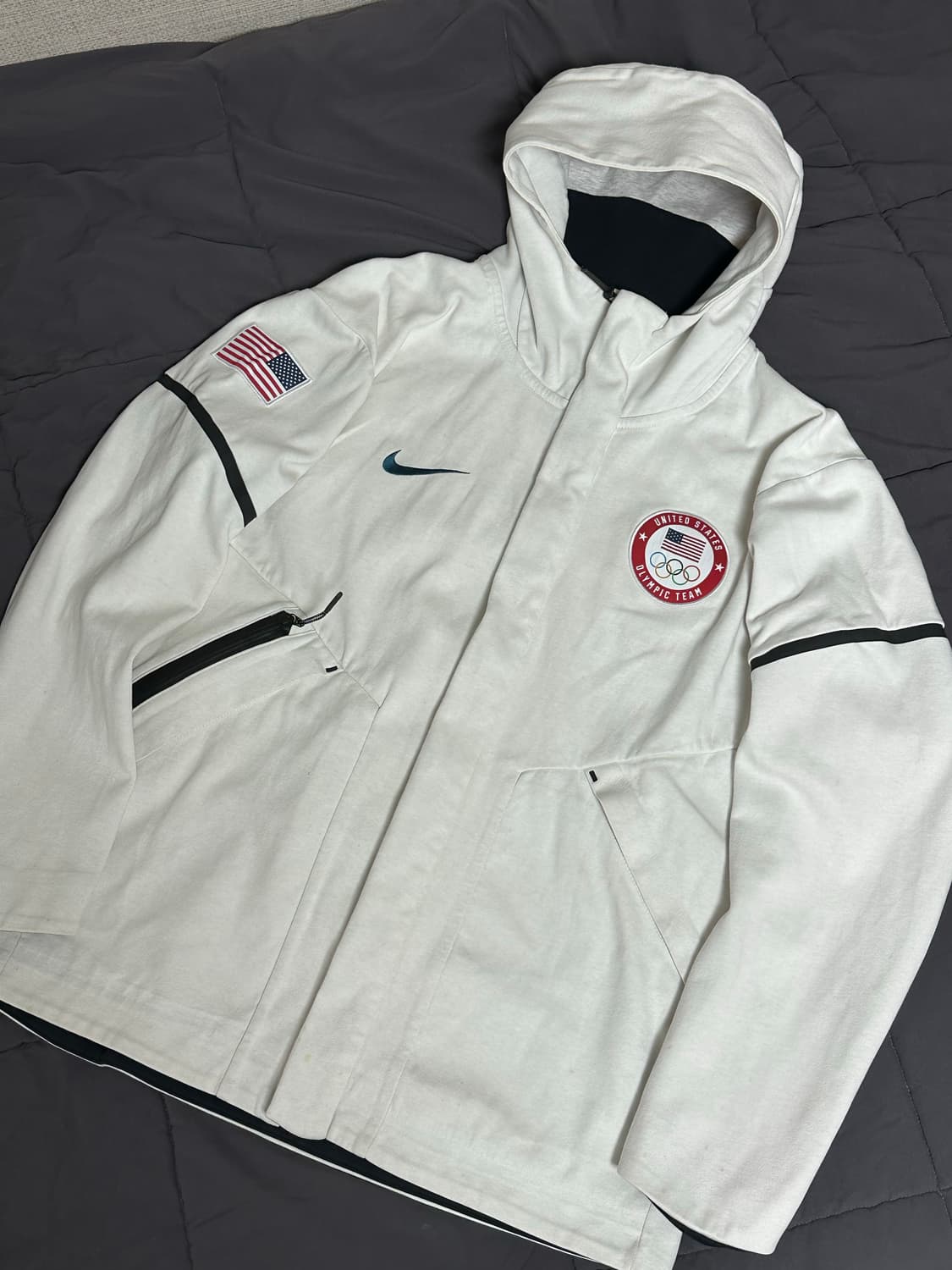 나이키 미국 동계 국대 2018 평창 테크팩  집업 라지 상품이미지1