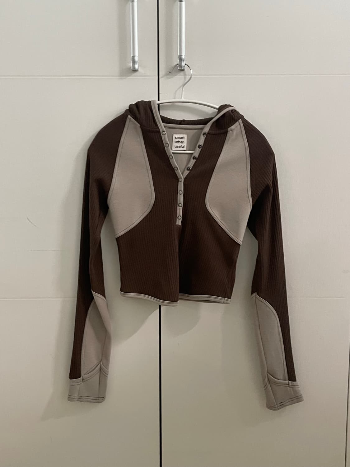 스마트어반유즈풀 프롱 스냅 하프 후드(브라운) 상품이미지1