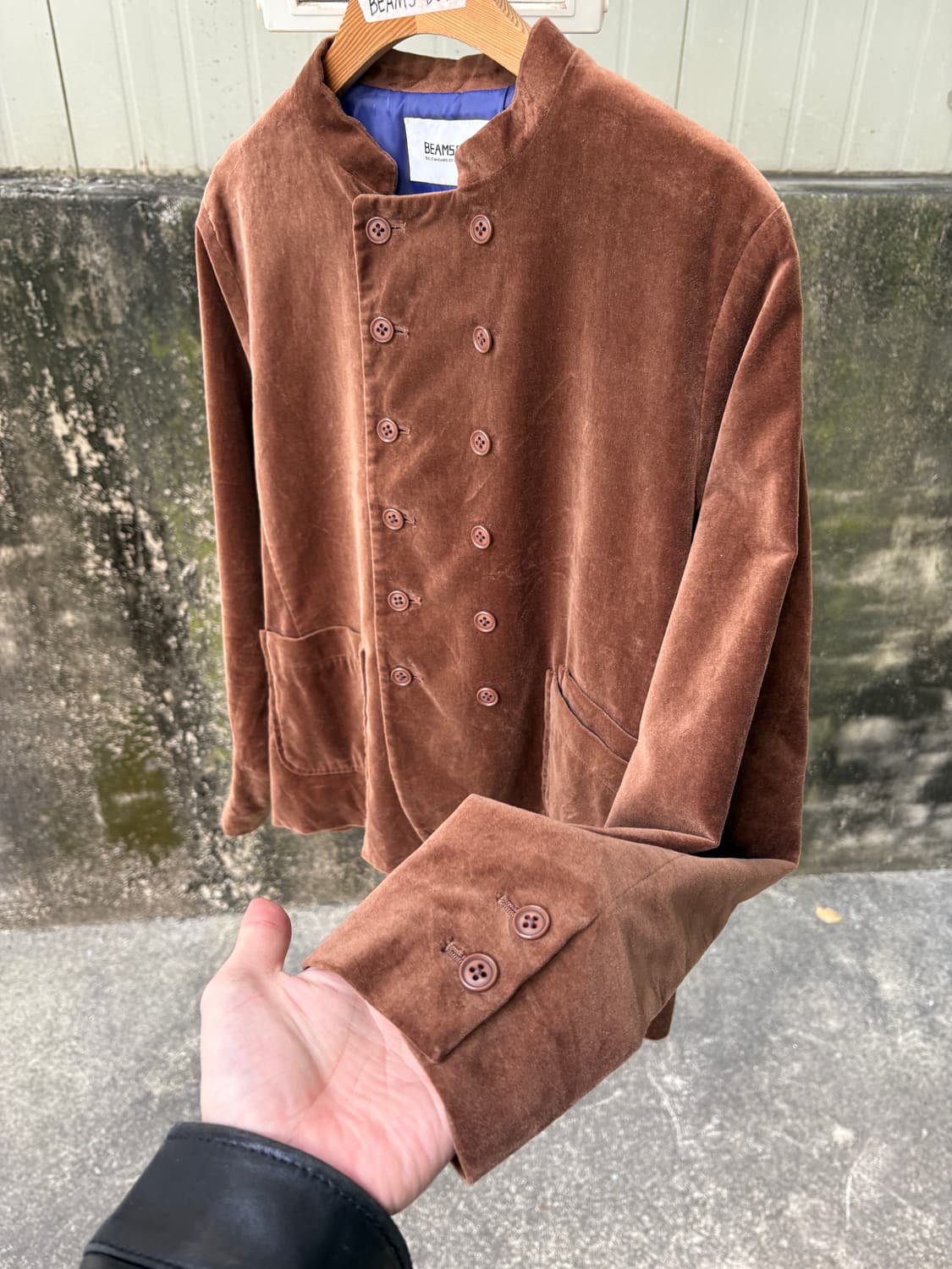 빔즈보이 벨루어 더블 브레시티드 자켓 상품이미지4