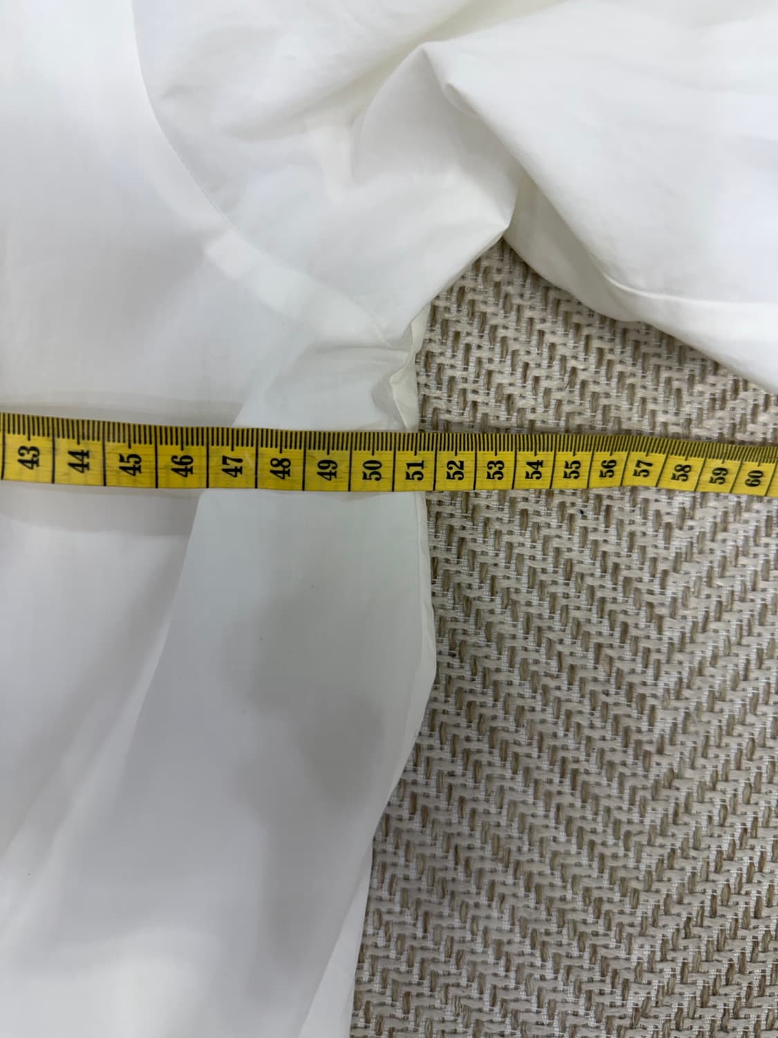 정품) MSGM 플라워 프린팅 화이트 셔츠 원피스 40(66) 상품이미지9