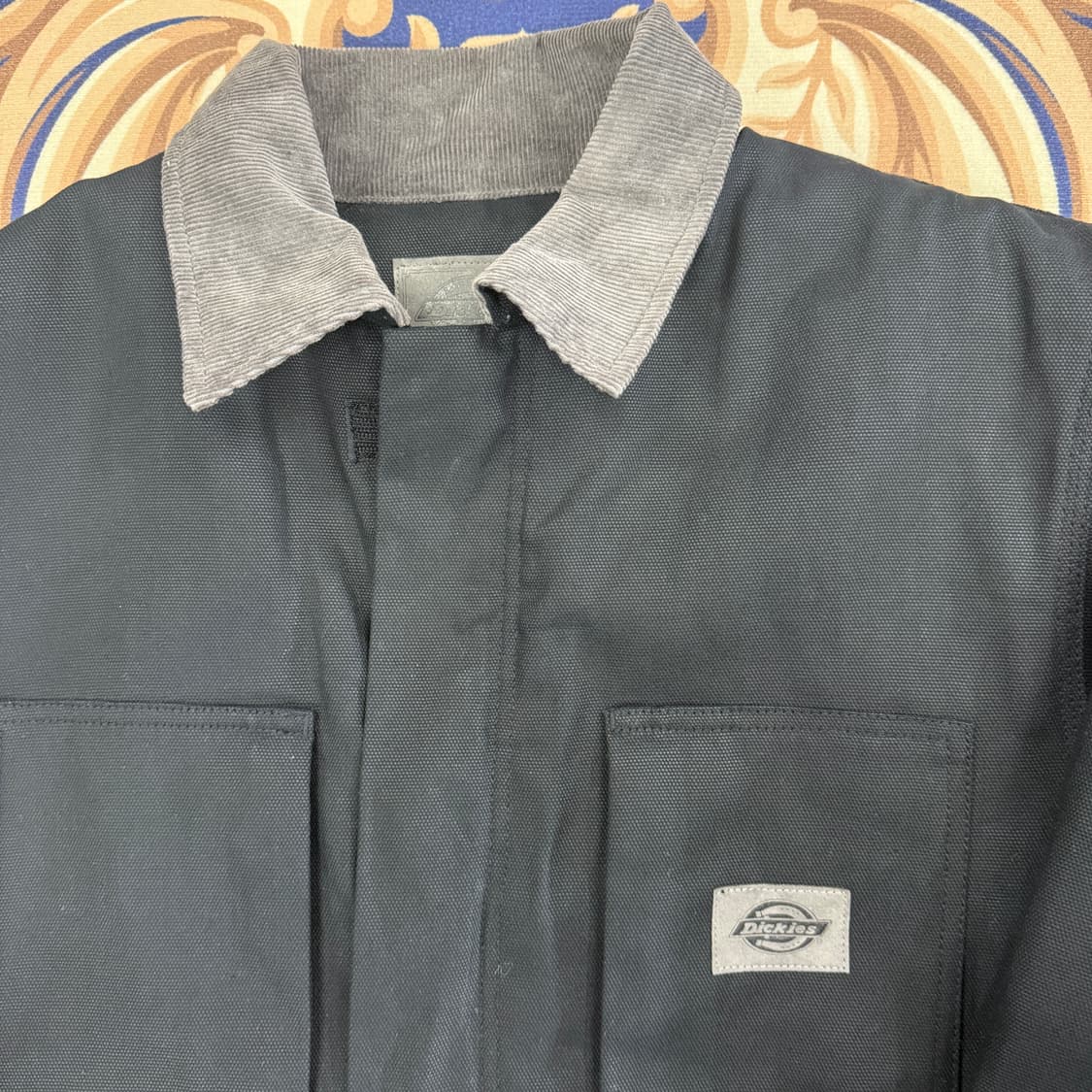 (M)디키즈 DICKIES 코듀로이 칼라 워크자켓(블랙,새상품) 상품이미지4