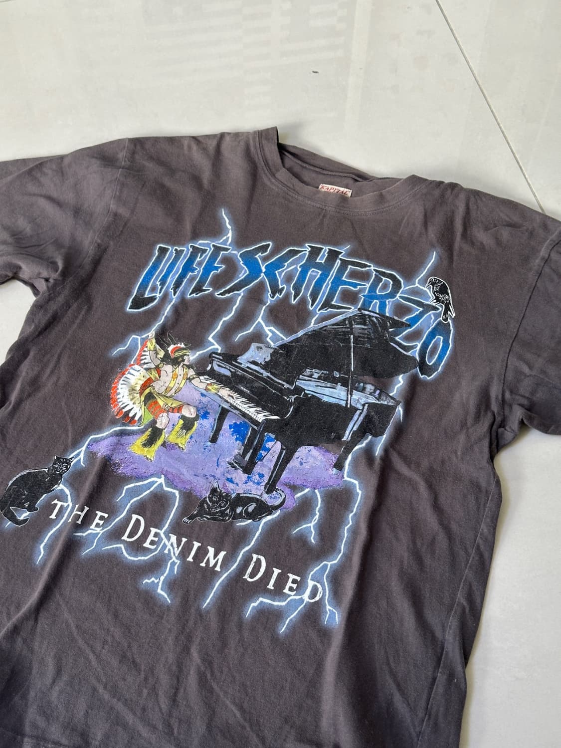 Lightning Piano T-shirt 상품이미지2
